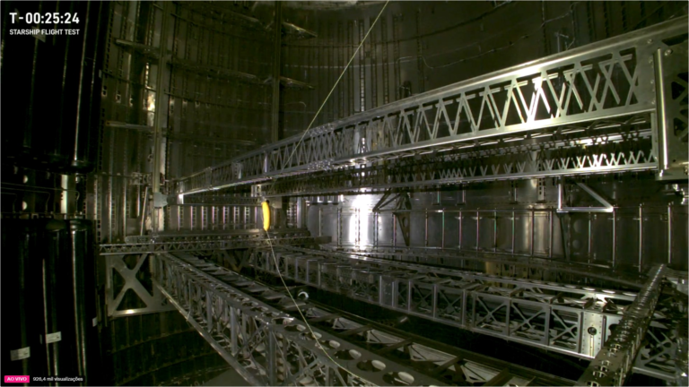 SpaceX faz 6° lançamento da Starship, mas não traz foguete de volta para plataforma spacex-faz-6°-lancamento-da-starship,-mas-nao-traz-foguete-de-volta-para-plataforma