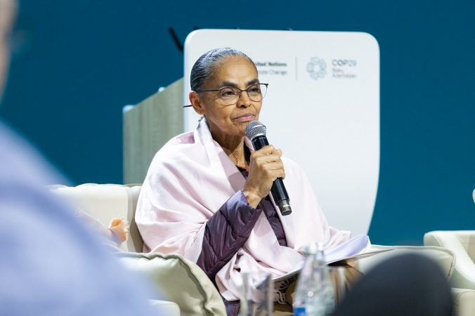 Marina Silva critica lentidão em proposta de financiamento climático na COP29 marina-silva-critica-lentidao-em-proposta-de-financiamento-climatico-na-cop29
