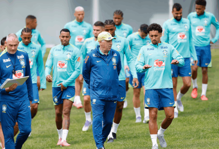 Seleção brasileira encerra participação nas Eliminatórias com desafio inédito para Ancelotti selecao-brasileira-encerra-participacao-nas-eliminatorias-com-desafio-inedito-para-ancelotti