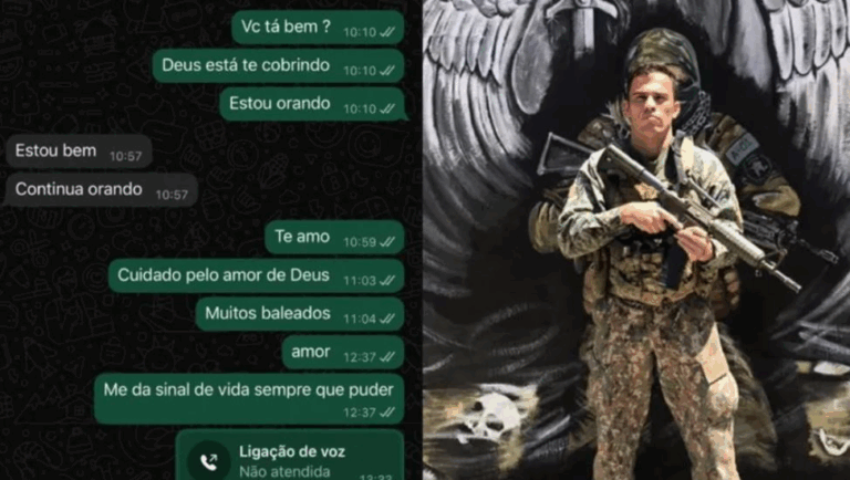 Mulher de PM morto em megaoperação no RJ mostra última conversa mulher-de-pm-morto-em-megaoperacao-no-rj-mostra-ultima-conversa