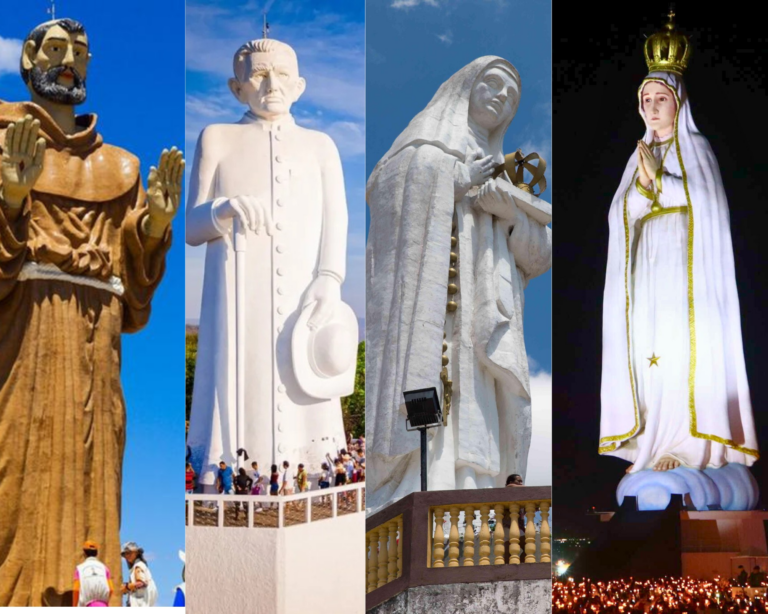 'Gigantes da fé': megaestátuas de santos e beatos transformam o turismo no Ceará; entenda 'gigantes-da-fe':-megaestatuas-de-santos-e-beatos-transformam-o-turismo-no-ceara;-entenda