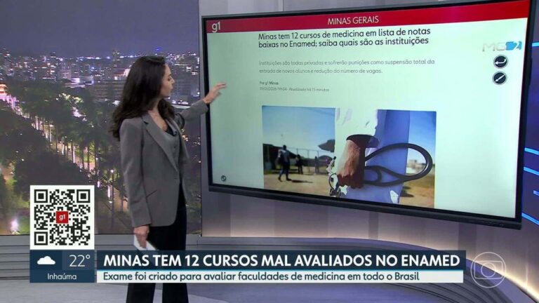 Minas tem 12 cursos de medicina em lista de notas baixas no Enamed; saiba quais são as instituições minas-tem-12-cursos-de-medicina-em-lista-de-notas-baixas-no-enamed;-saiba-quais-sao-as-instituicoes